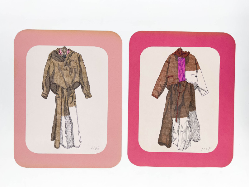 Carmelo Pomodoro - 41 Carmelo Pomodoro Illustrations for Geoffrey Beene / Takashimaya licensing