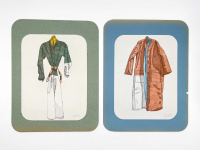 Carmelo Pomodoro - 41 Carmelo Pomodoro Illustrations for Geoffrey Beene / Takashimaya licensing