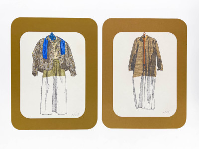 Carmelo Pomodoro - 41 Carmelo Pomodoro Illustrations for Geoffrey Beene / Takashimaya licensing