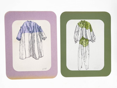 Carmelo Pomodoro - 41 Carmelo Pomodoro Illustrations for Geoffrey Beene / Takashimaya licensing