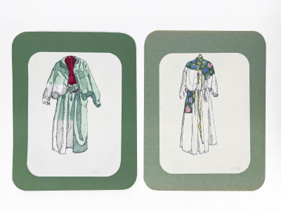 Carmelo Pomodoro - 41 Carmelo Pomodoro Illustrations for Geoffrey Beene / Takashimaya licensing