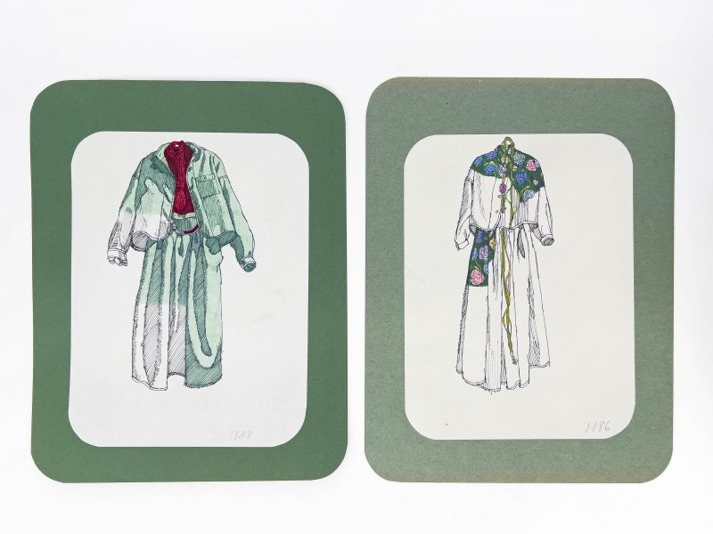 Carmelo Pomodoro - 41 Carmelo Pomodoro Illustrations for Geoffrey Beene / Takashimaya licensing