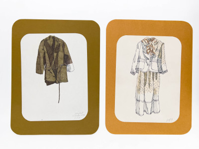 Carmelo Pomodoro - 41 Carmelo Pomodoro Illustrations for Geoffrey Beene / Takashimaya licensing