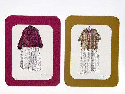 Carmelo Pomodoro - 41 Carmelo Pomodoro Illustrations for Geoffrey Beene / Takashimaya licensing