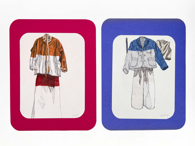 Carmelo Pomodoro - 41 Carmelo Pomodoro Illustrations for Geoffrey Beene / Takashimaya licensing