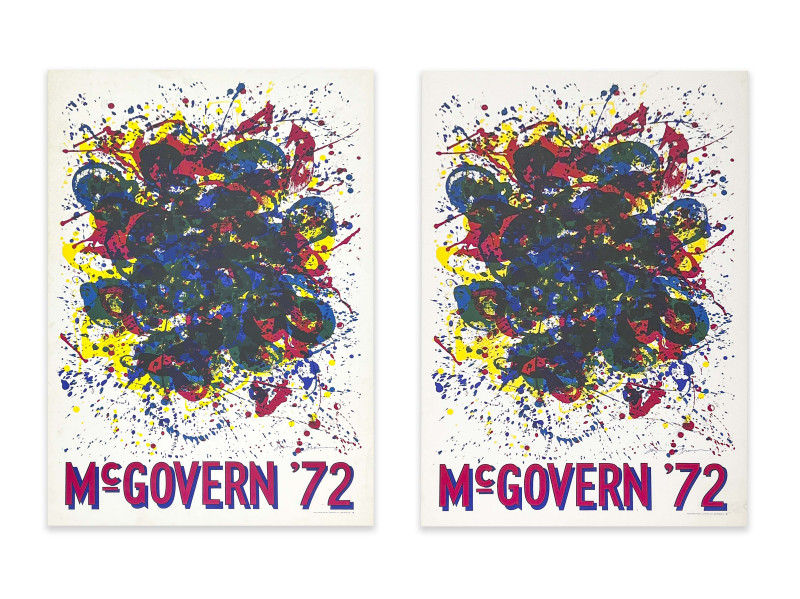 Sam Francis - Signed George McGovern 1972 Presidential Campaign