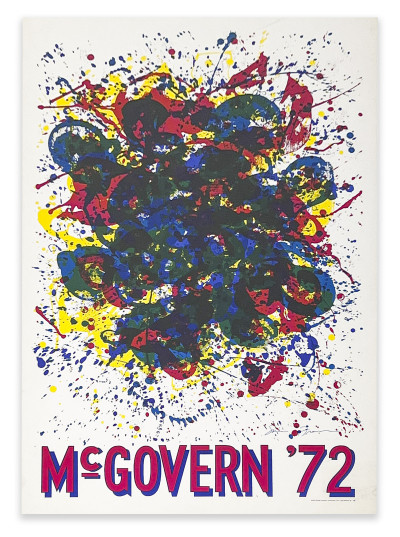 Sam Francis - Signed George McGovern 1972 Presidential Campaign Posters, Pair