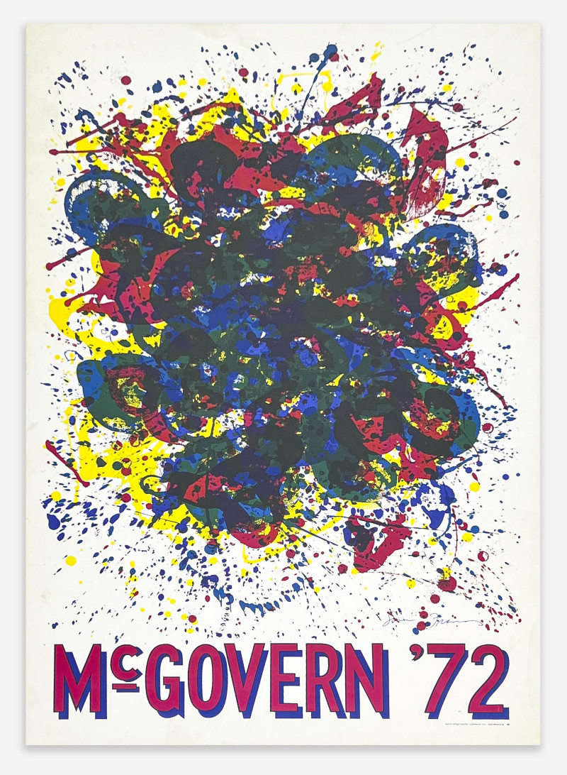Sam Francis - Signed George McGovern 1972 Presidential Campaign Posters, Pair