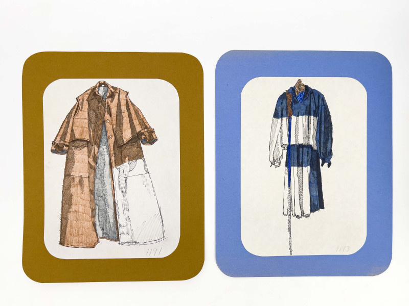 Carmelo Pomodoro - 41 Carmelo Pomodoro Illustrations for Geoffrey Beene / Takashimaya licensing