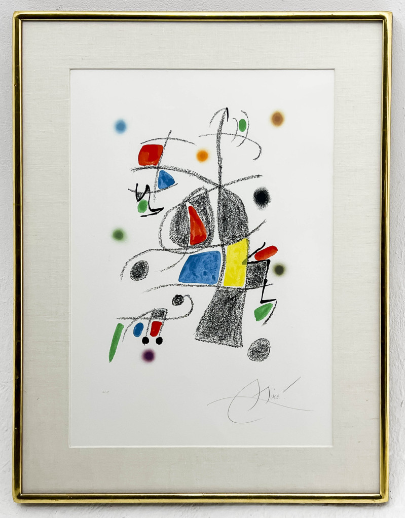 Joan Miró - Maravillas con Variaciones, Acrosticas en el Jardin de Miro (Plate 19)