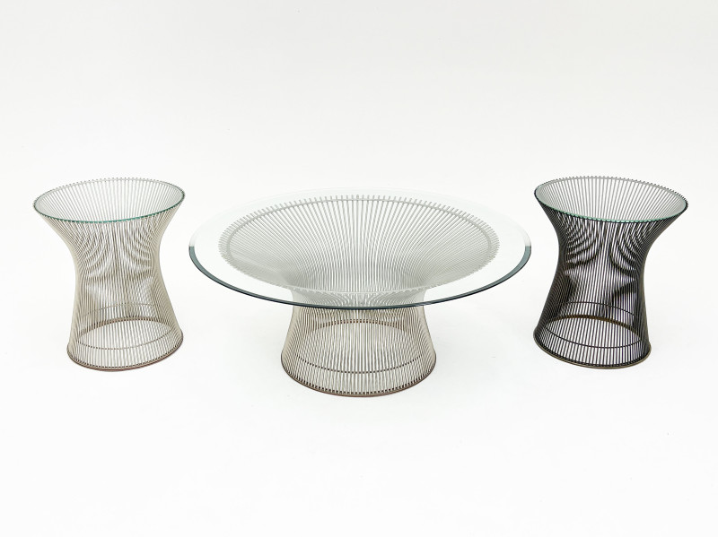 Warren Platner for Knoll, Coffee table and Two End Tables