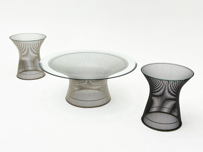 Warren Platner for Knoll, Coffee table and Two End Tables