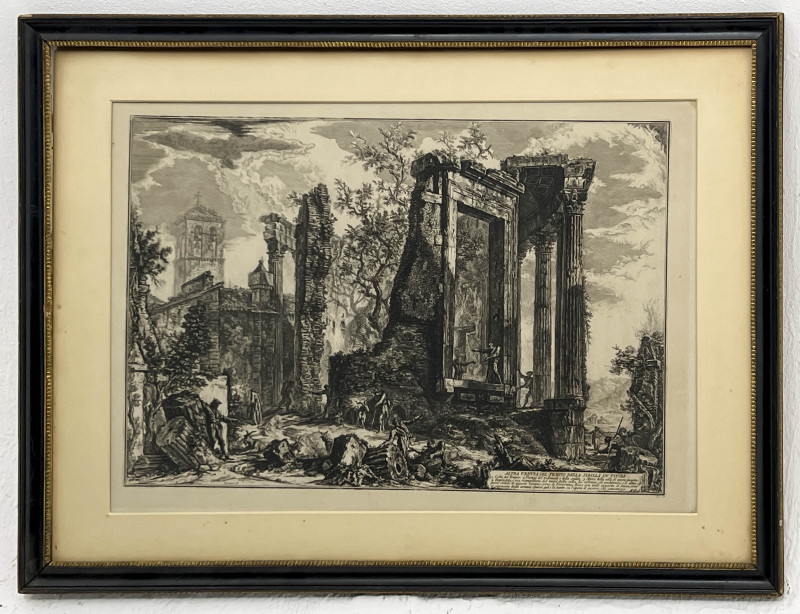 Giovanni Battista Piranese - Altra Veduta Del Tempio Della Sibilla in Tivoli (from Vedute di Roma)