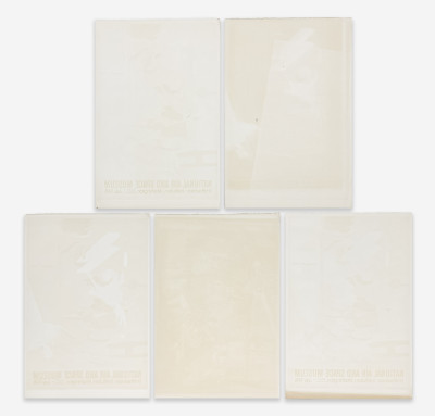 Lowell Nesbitt - History of Flight Poster for Smithsonian Air and Space Museum, Group of 5