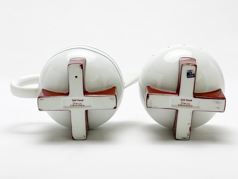 Michael Graves for Swid Powell, Porcelain Creamer and Sugar Bowl