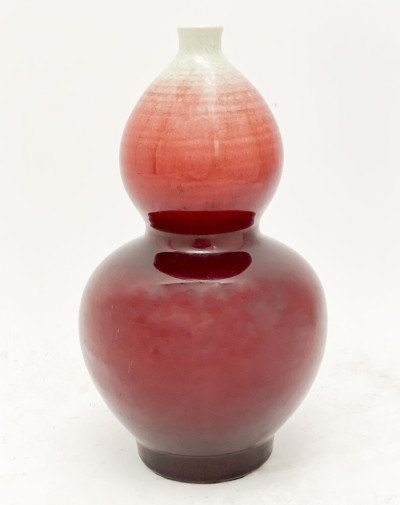 Chinese Porcelain Langyao Type Double Gourd Vase
