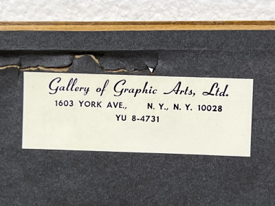 Utagawa Hiroshige - Arai Ferry Boat, Woodblock Print