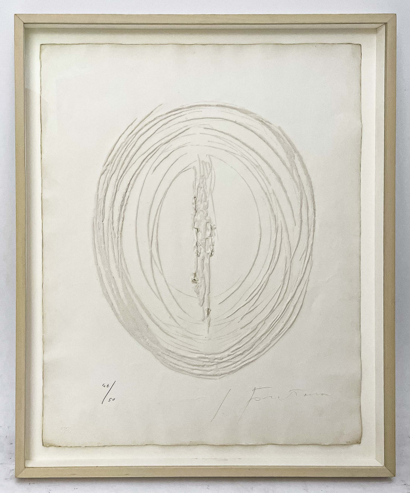 Lucio Fontana - Concetto Spaziale (from Sei acqueforti originali di Lucio Fontana)