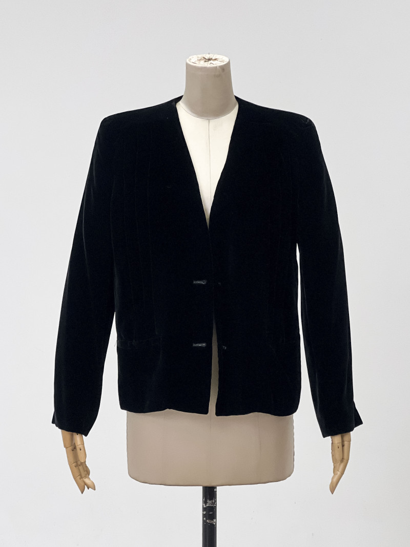 Collection of Giorgio Armani and Other Black Vintage Jackets, Group of 4