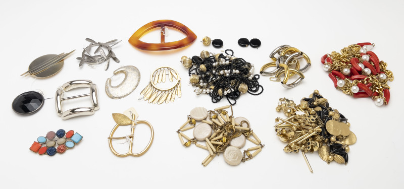 Collection of Vintage Belts, Brooches and Buckles from Geoffrey Beene Archive