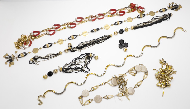 Collection of Vintage Belts, Brooches and Buckles from Geoffrey Beene Archive