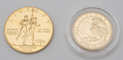 United States Gold Ten and Five Dollar Coins