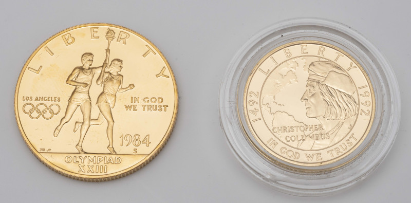 United States Gold Ten and Five Dollar Coins