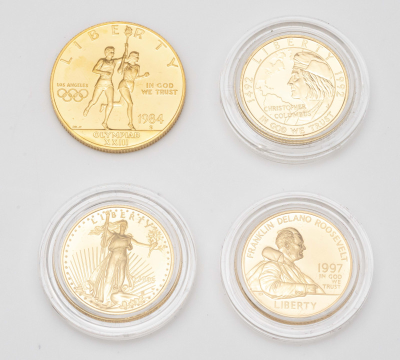 United States Gold Ten and Five Dollar Coins