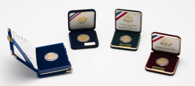 United States Gold Ten and Five Dollar Coins