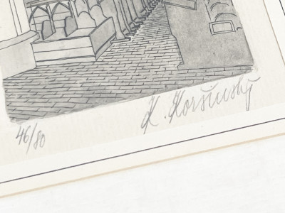 Unknown Artist - Untitled (Interior, Portrait, and Exteriors), Group of 2