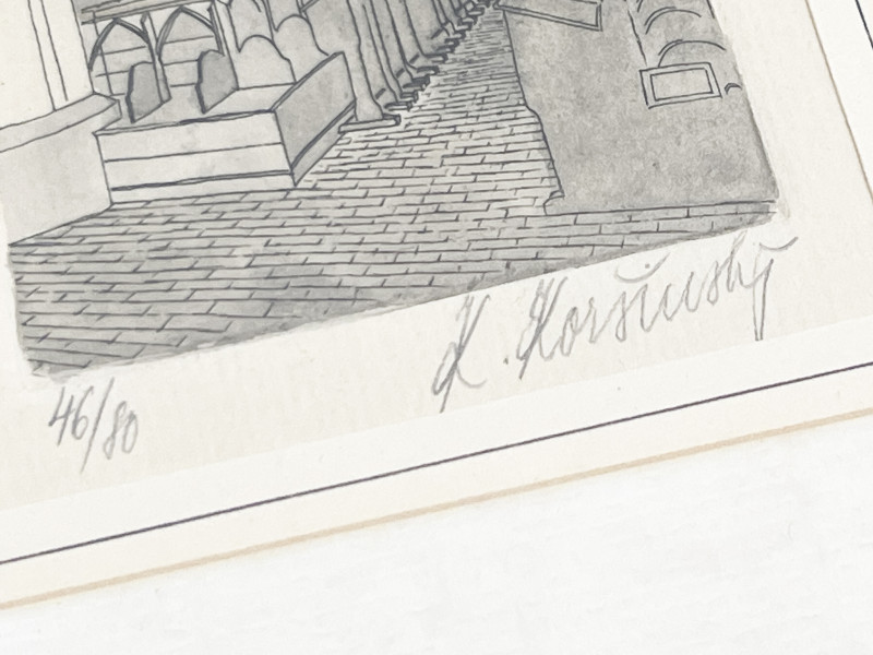 Unknown Artist - Untitled (Interior, Portrait, and Exteriors), Group of 2