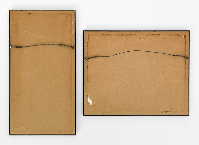 Unknown Artist - Untitled (Interior, Portrait, and Exteriors), Group of 2