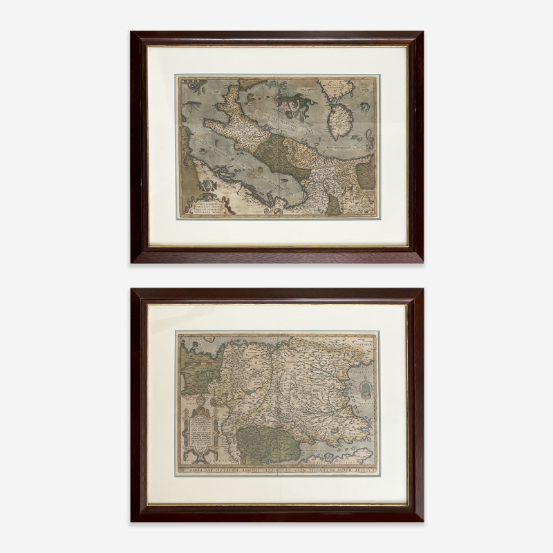Abraham Ortelius, Maps of France and Italy, Group of 2