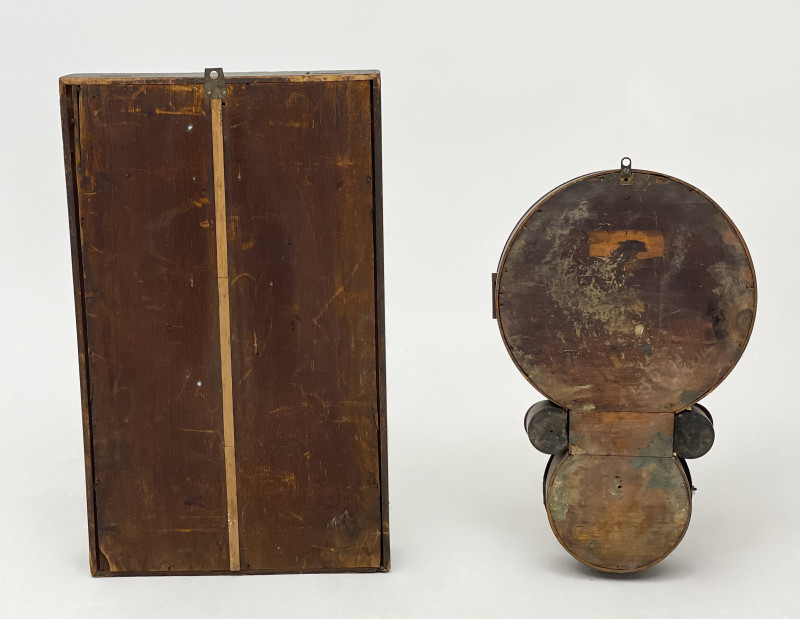 E. Ingraham &amp; Company - Figure 8 Wall Clock and Henry Smith Ogee Mantel Clock