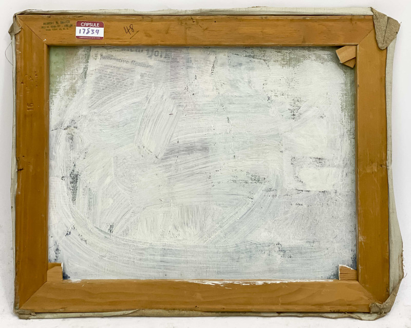 Albert Bela Bauer - Still Life with Artichoke and Cherries