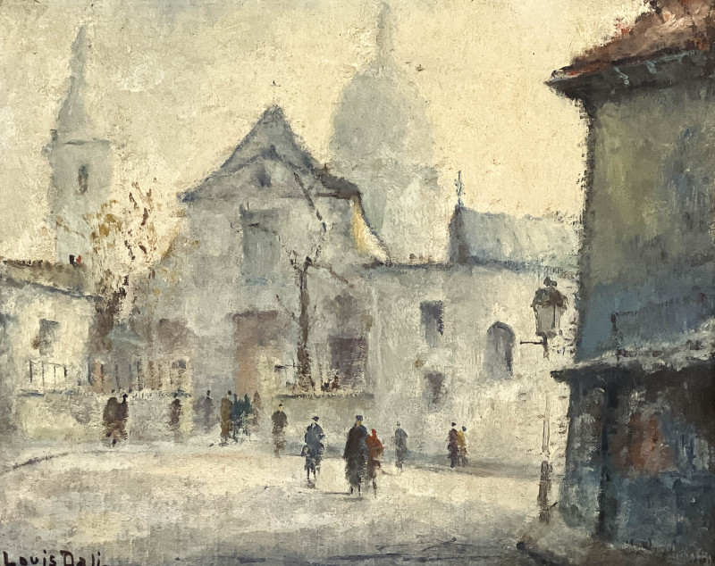 Louis Dali - Untitled (Street Scenes), Group of 2