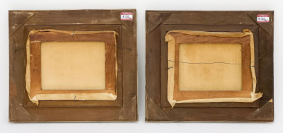 Louis Dali - Untitled (Street Scenes), Group of 2