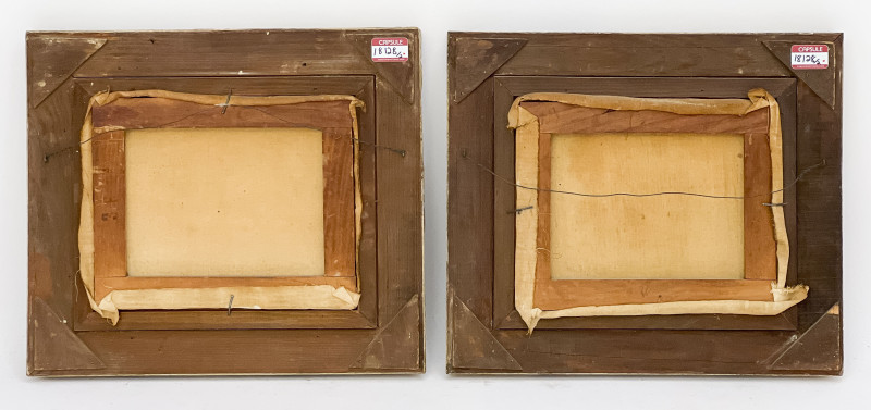 Louis Dali - Untitled (Street Scenes), Group of 2