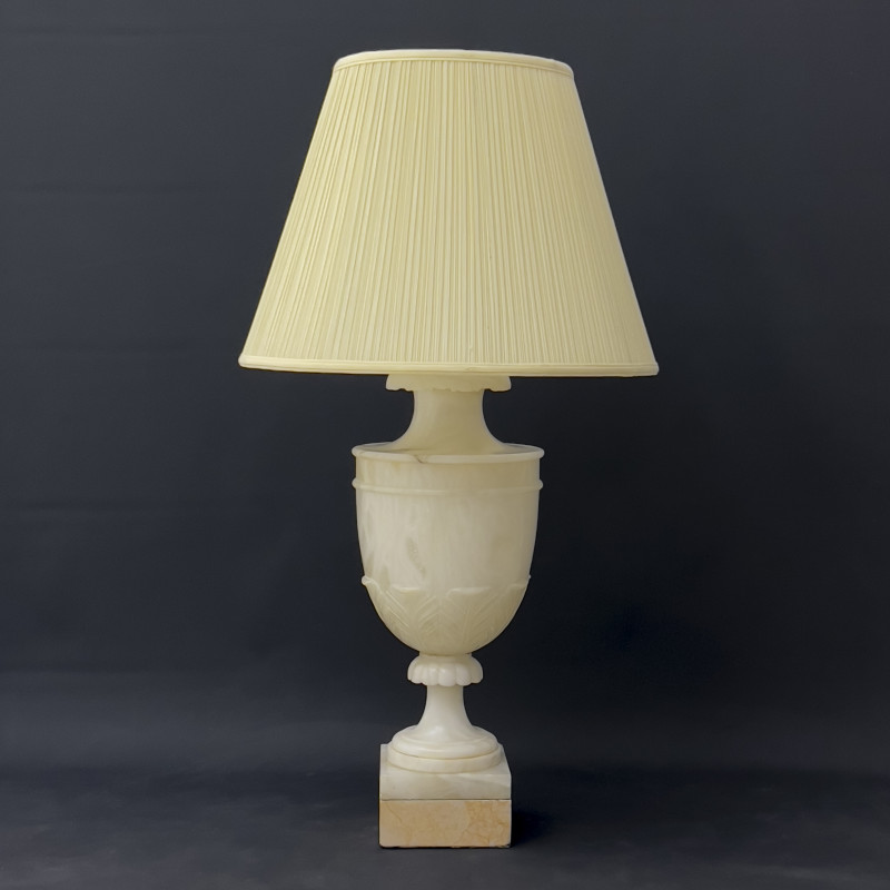 Large Alabaster Urn Lamp
