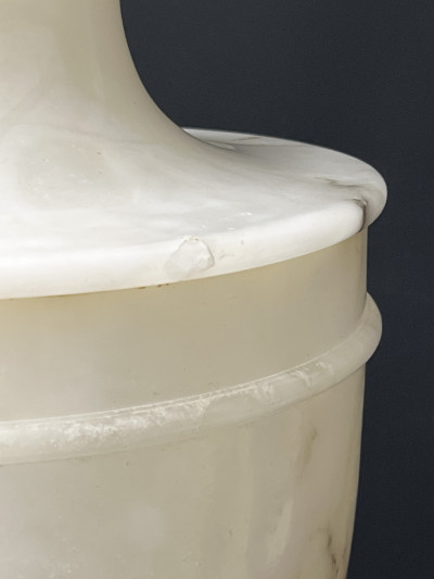 Large Alabaster Urn Lamp
