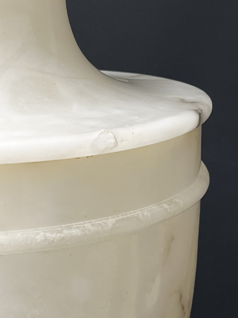 Large Alabaster Urn Lamp