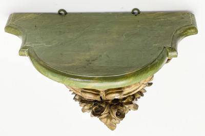 Gilt Wood Carved Bracket Shelf