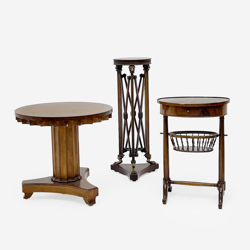 Two Occasional Tables and Stand