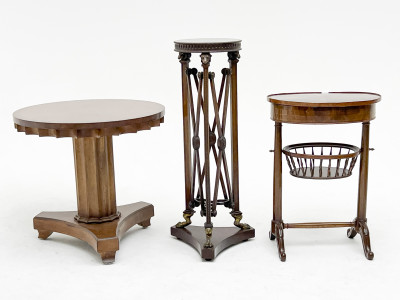 Two Occasional Tables and Stand