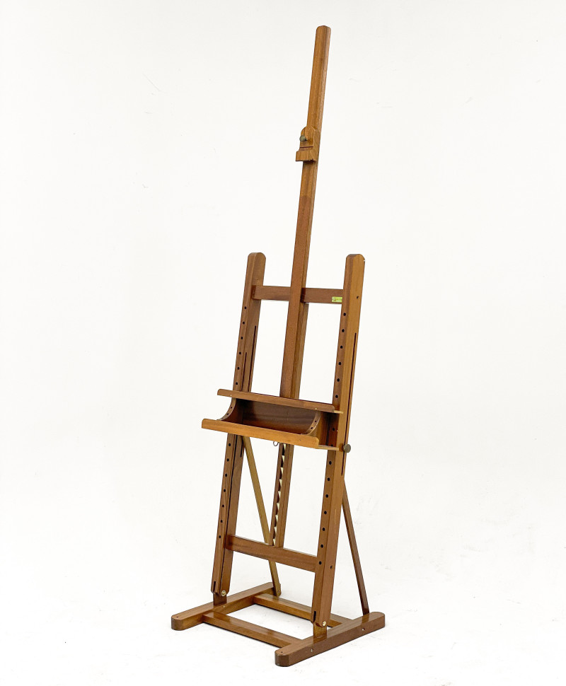 Italian Mahogany Gallery Easel