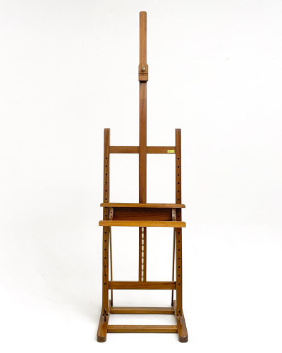 Italian Mahogany Gallery Easel