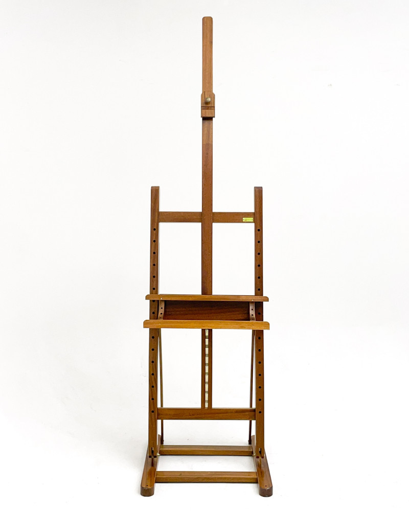 Italian Mahogany Gallery Easel