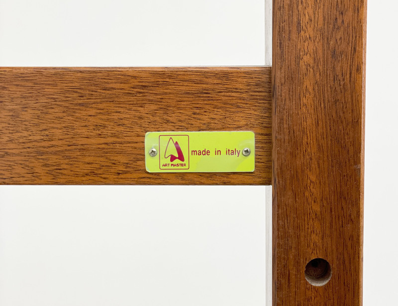 Italian Mahogany Gallery Easel