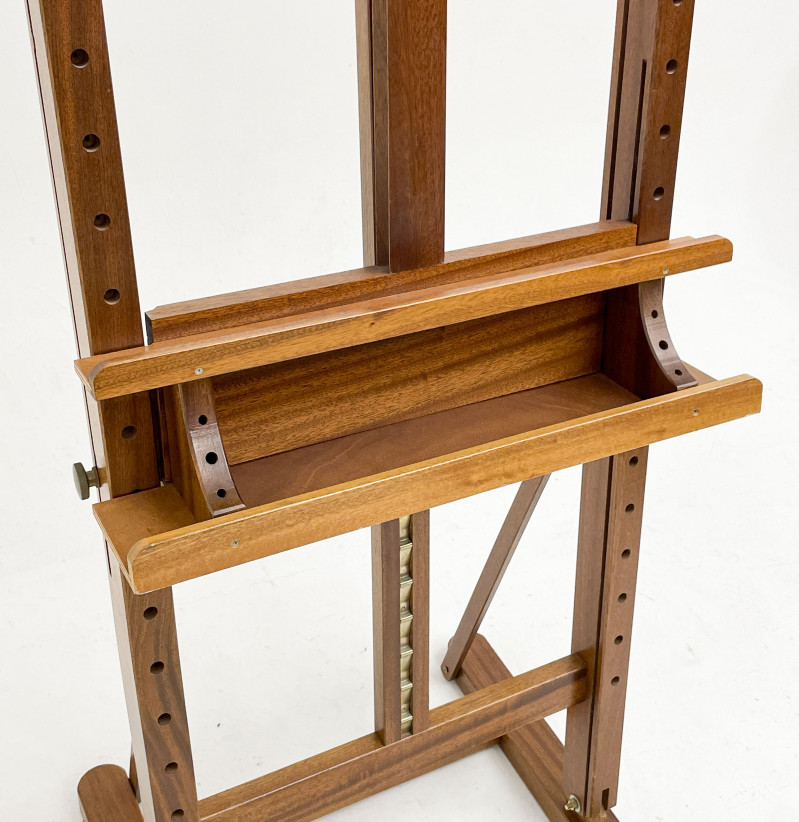 Italian Mahogany Gallery Easel