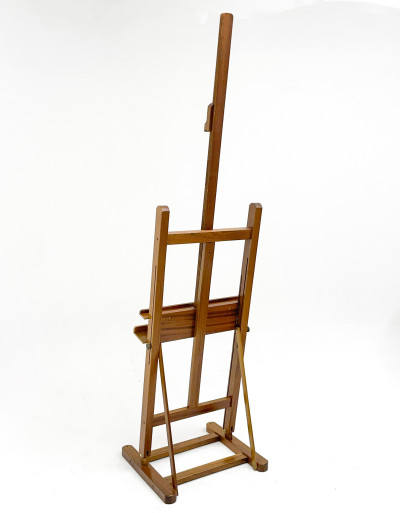 Italian Mahogany Gallery Easel